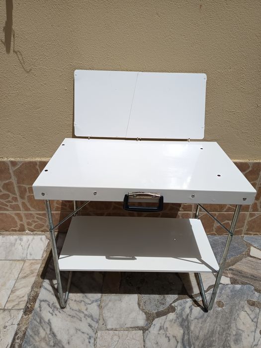 Mesa de fogão portátil para campismo