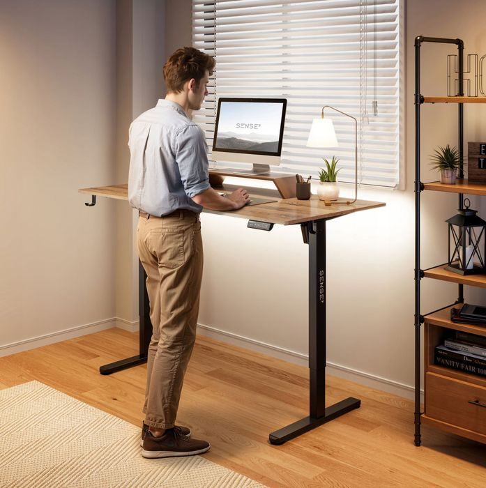 Компютерний стіл 140x70 з електро регулюванням висоти Sense7 Nojo LIGHT