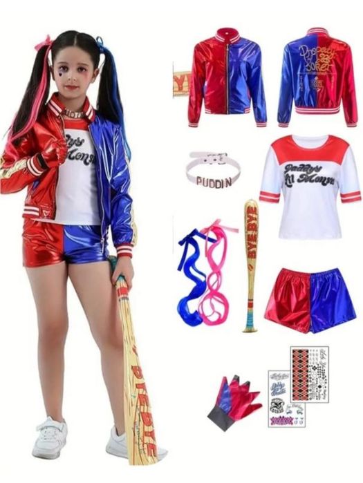 Костюм Харлі Квін Harley Quinn 150 см