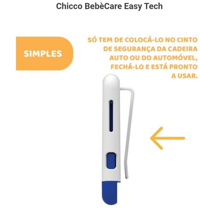 Chicco BebèCare easy-tech SEGURANÇA DO SEU BEBÊ