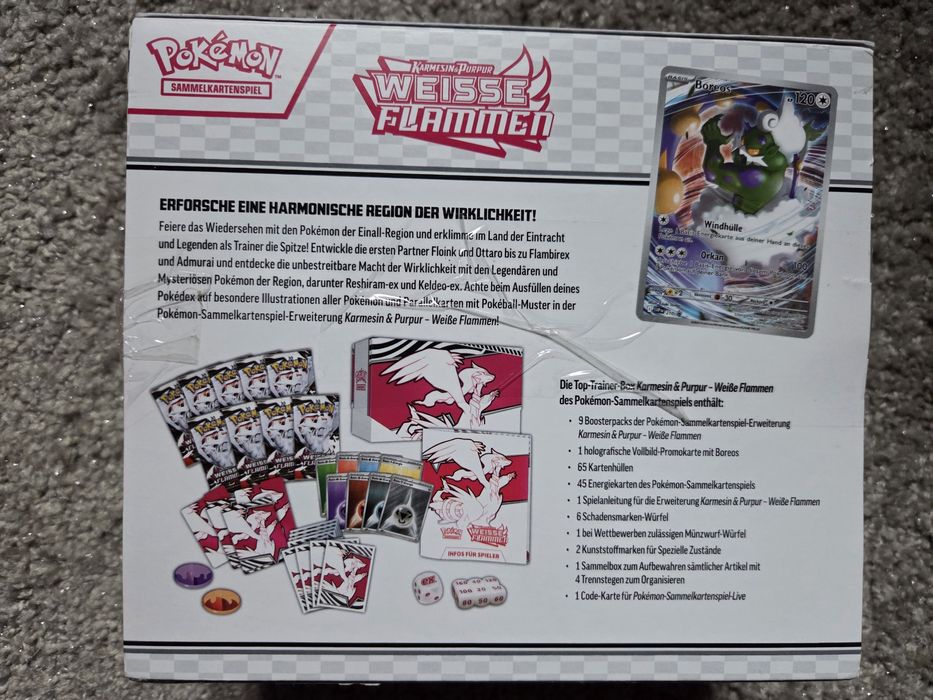 Pokémon Top Trainer-Box Karmesin & Purpur