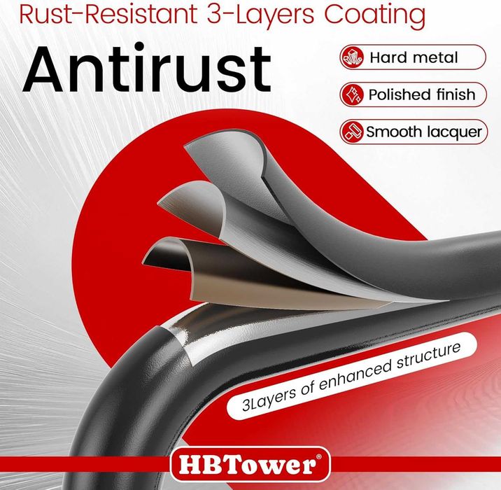 Escadote Dobrável com Corrimão | Escada de Aço Reforçado com Degraus Antiderrapantes Largos