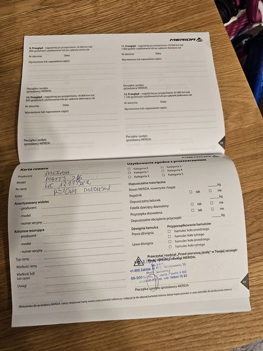 MERIDA MATTS J.16 rower dla Dzieci+Kółka boczne do nauki jazdy.