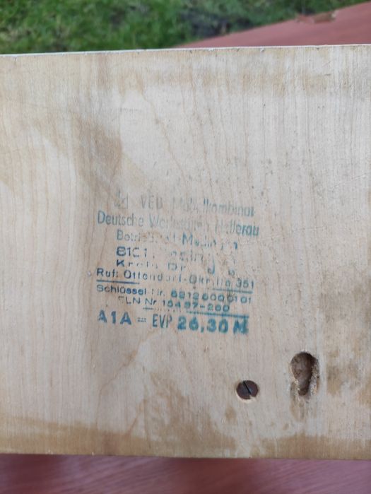 Wieszak ścienny z półką półka vintage retro art deco PRL DDR