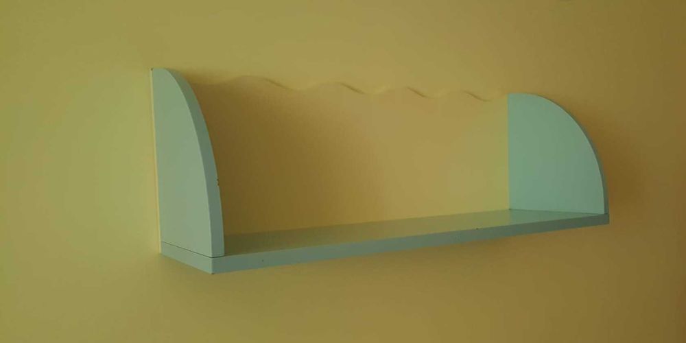 Prateleiras coloridas