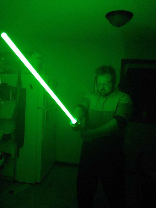 Меч Люка Скайуокера зеленый Force FX оригинал