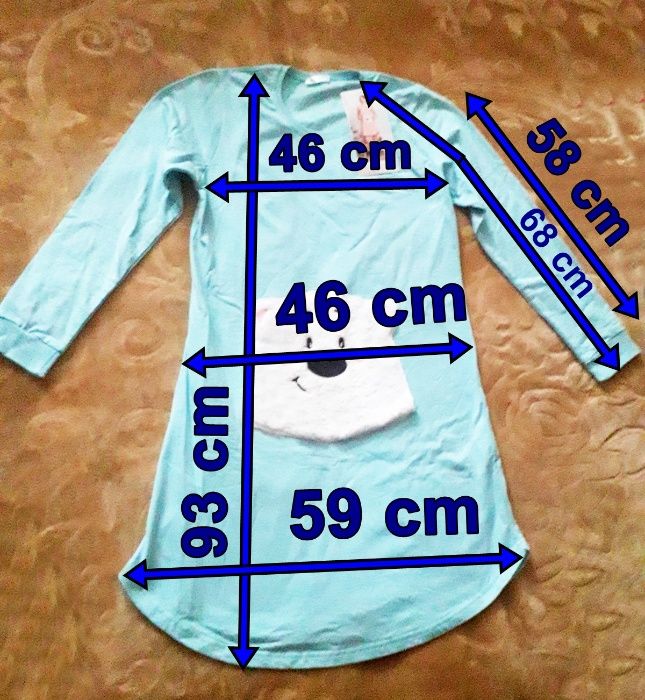 NOWA piżama turecka / koszula nocna – damska lub młodzieżowa