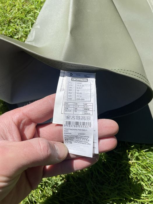 Wodery wędkarskie decathlon caperlan 40 / 41 jak nowe