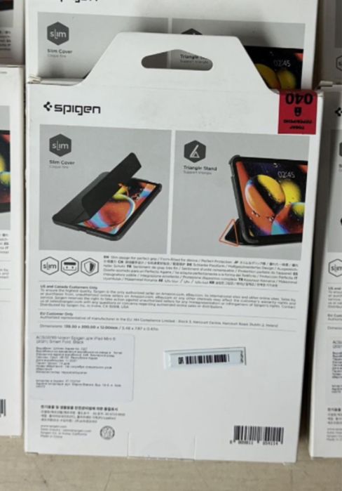 Новий Чохол Spigen Smart Fold для iPad mini 6 / Mini 7 (Black)