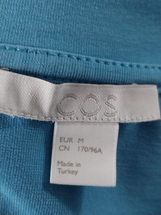 Платье    COS  котон  Платье в блестящую полоску ZARA