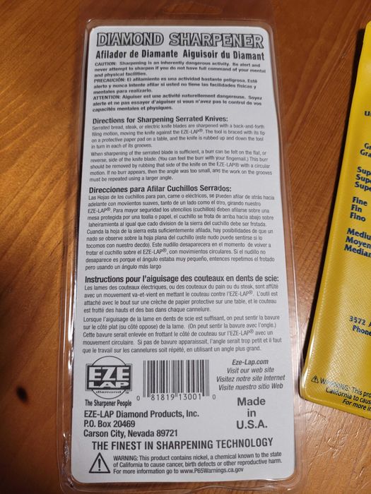 Алмазная EZE-LAP made in USA Точилка набор или отдельно любая