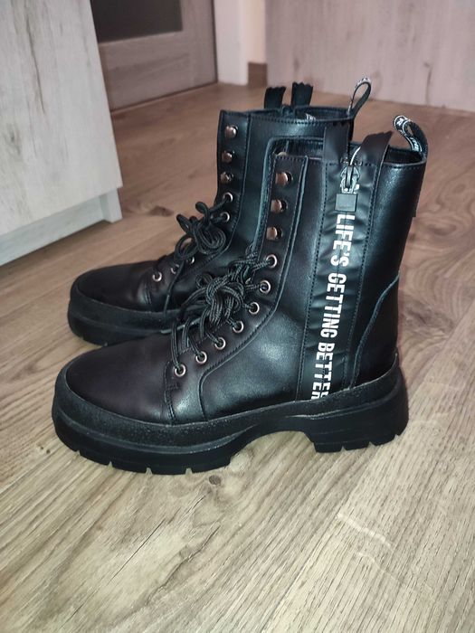 Buty skórzane workery