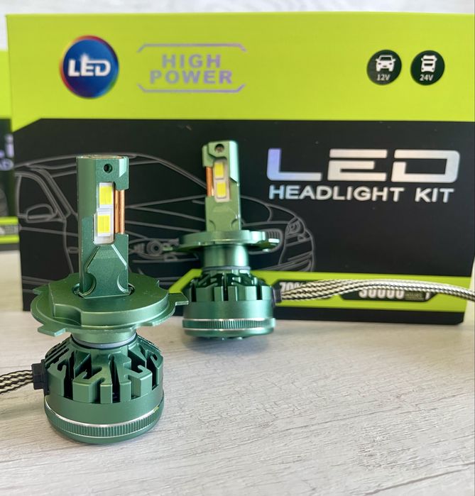 ХІТ ПРОДАЖ!! Led лампи H1 H4 H7 HB3 HB4 D1S D2S D3S D4S мінілінзи F90