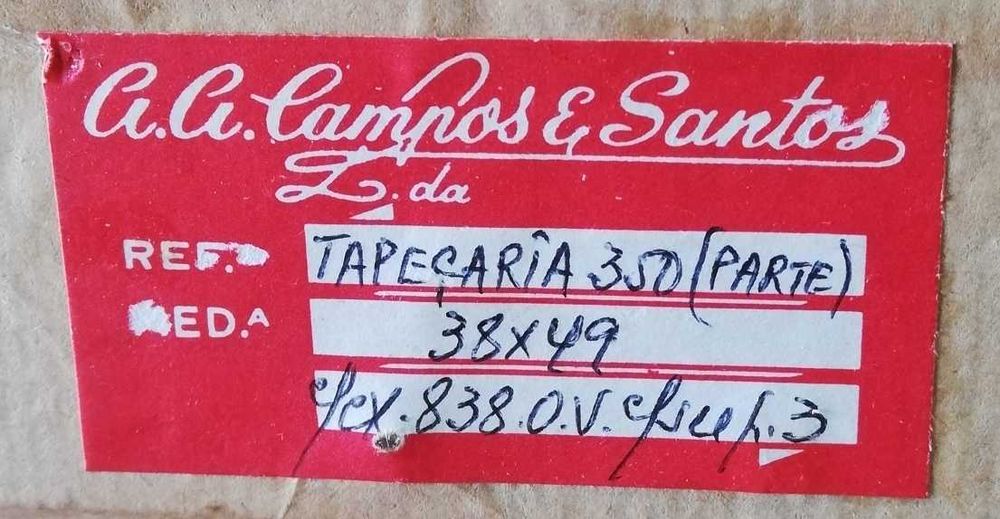 Quadro / Tapeçaria tipo Gobelin