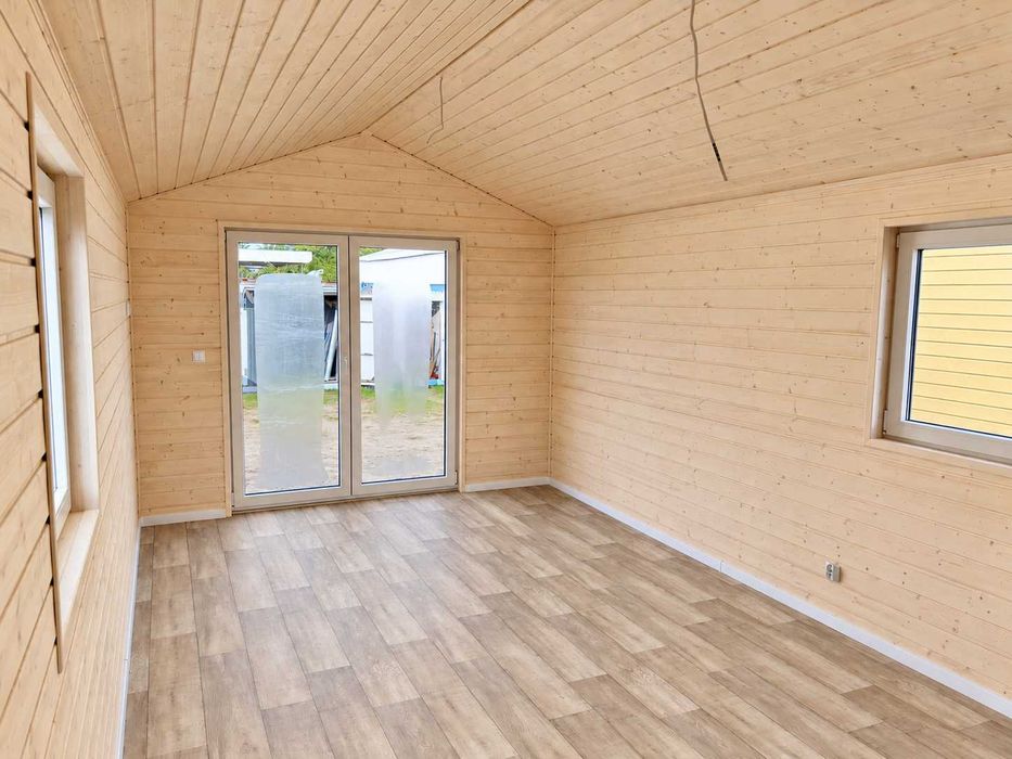 Nowy całoroczny domek mobilny 35 m² | 3,5 × 10 m | 1 sypialnia |