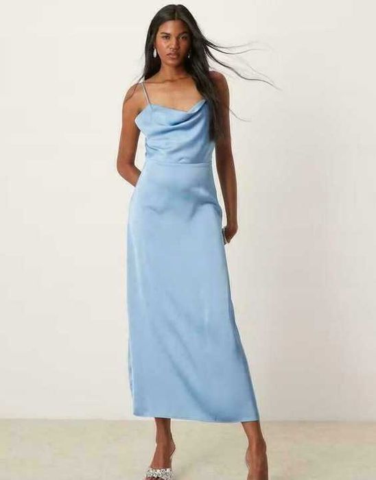 Vila sukienka koktajlowa klasyczna maxi rozmiar S