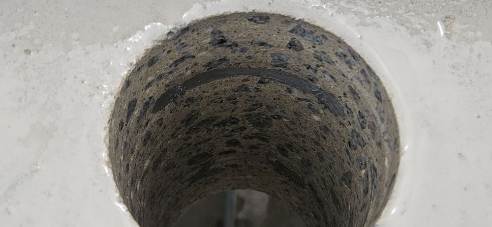 carotes em betão
