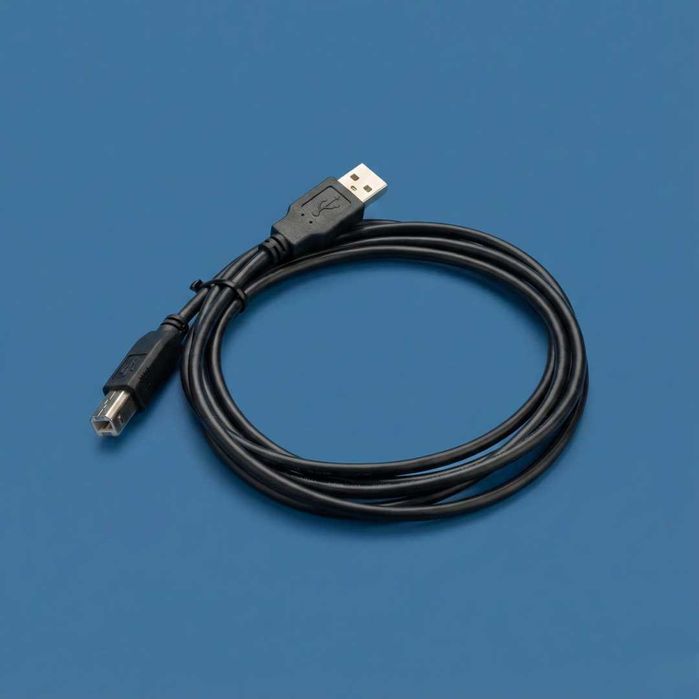 Kabel USB A do USB B do Drukarki Skanera. Czarny. Stan Idealny