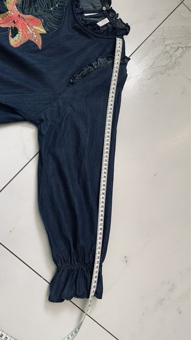 Sukienka ZARA S miękki cienki jeans