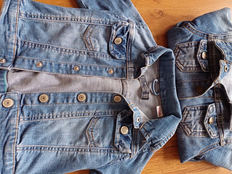 2 kurtki Jeansowe Mango 104r.