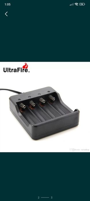 Carregador baterias pilhas 4.2v