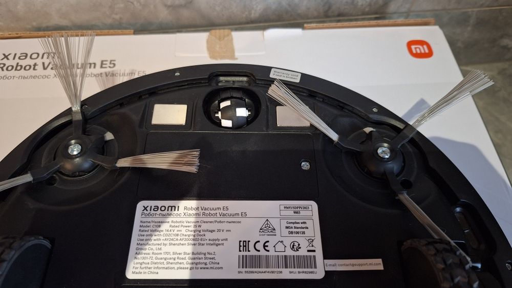 Robot sprzątający Xiaomi Mi Robot Vacuum E5 Funkcja mopowania Czarny