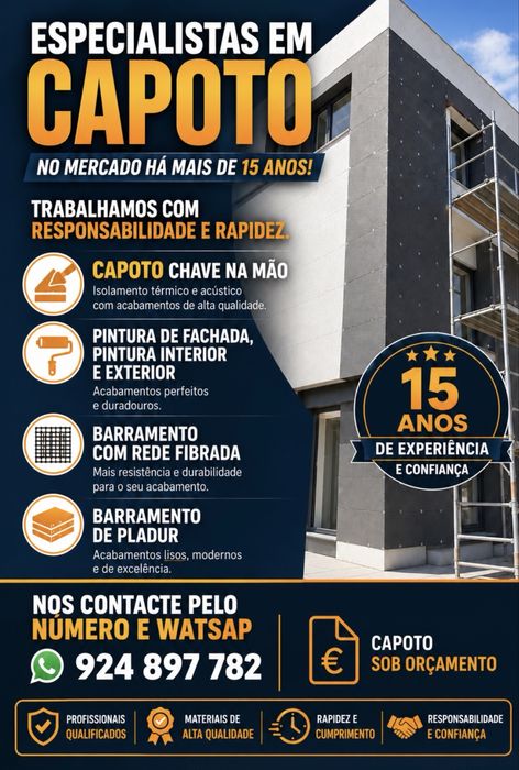 Capoto/Insolamento Termico-Mas de 15 anos  de Esperiencia