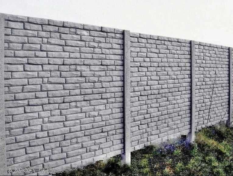 ТМ. MEGA-BETON. Бетонний Забор/Паркан/Огорожа/Еврозабор - Під Ключ!