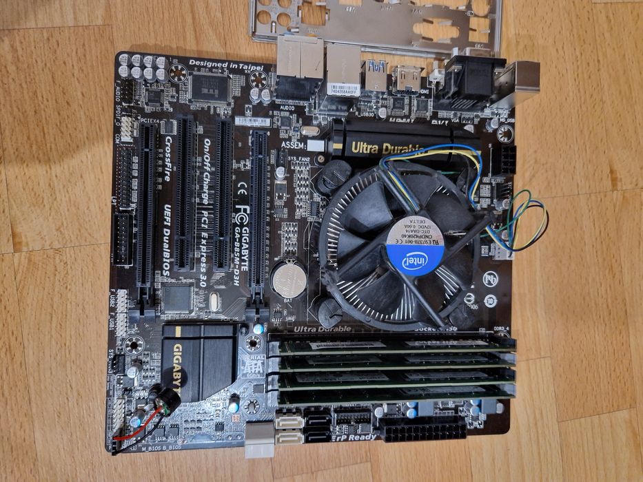 Intel i7-4770 3.9Ghz/32gb память/Материнка Комплект 8потоків