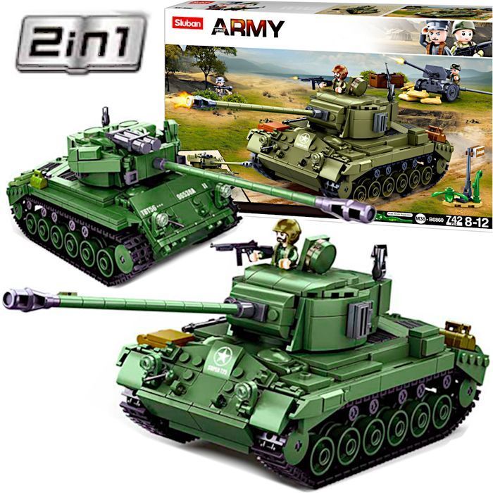 Klocki Czołg M26 PERSHING/T26E4-1 Super Pershing