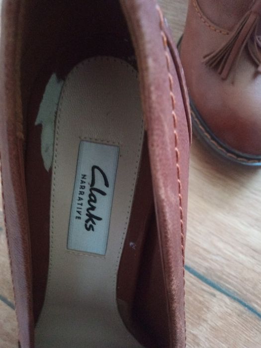 Buty damskie Clarks, skórzane