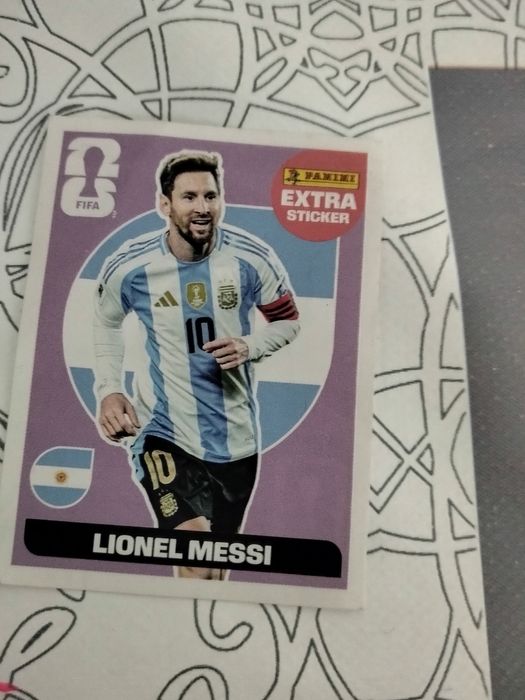 Figurinha roxa Legend do Messi