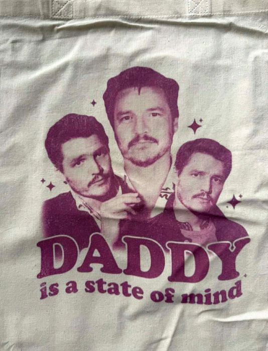 Torba bawełniana torebka tote bag bawełna pedro pascal beżowa