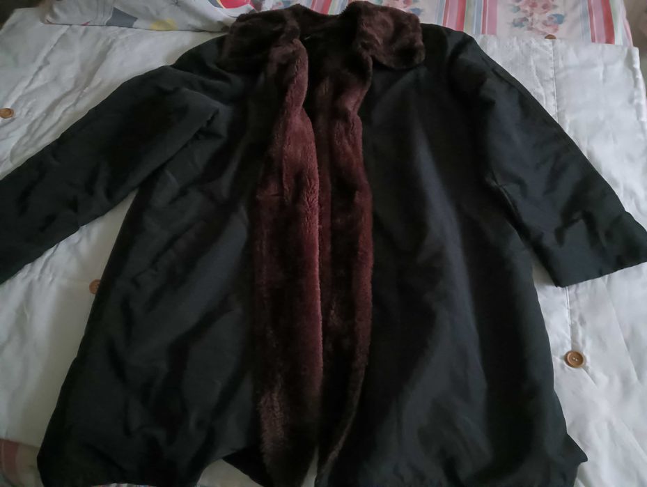 Casaco comprido homem inverno  impermeável tam. XL