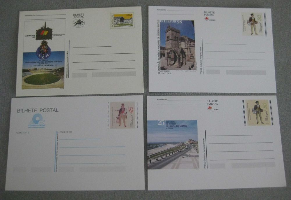 IP / Bilhete Postal LUBRAPEX 98 c/ Acréscimo Porto Campeão Europa