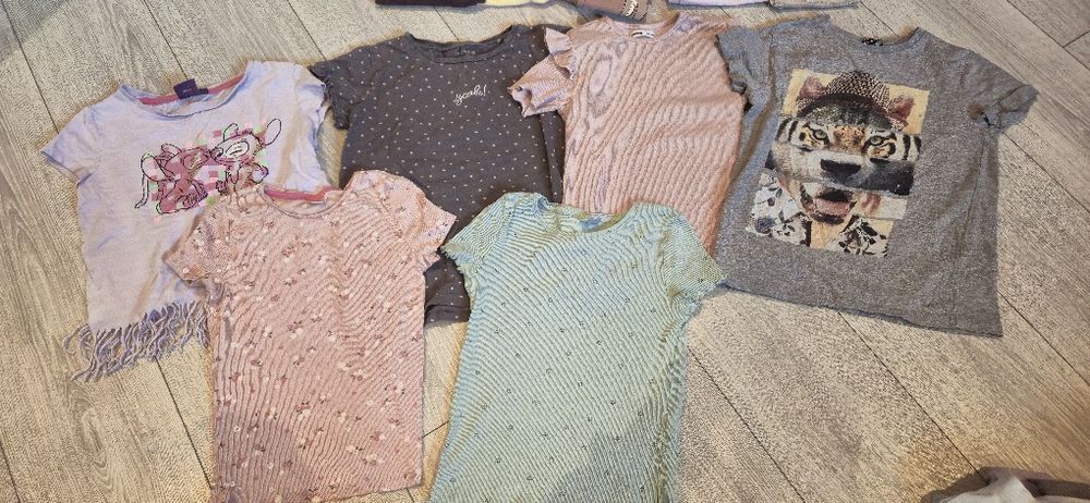 Paka ubrań 134 dziewczynka