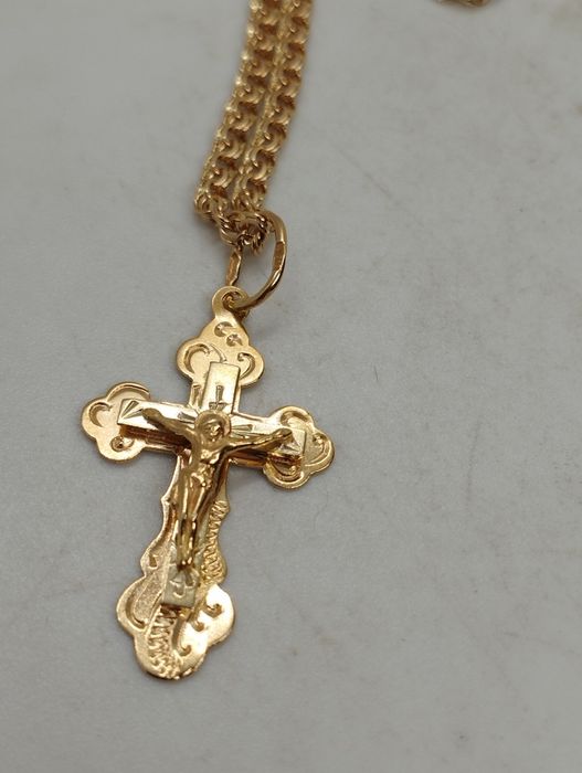 Золотой крестик 1.49 грамма