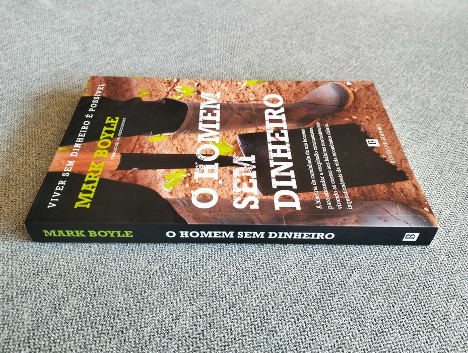 Livro "O homem sem dinheiro" de Mark Boyle