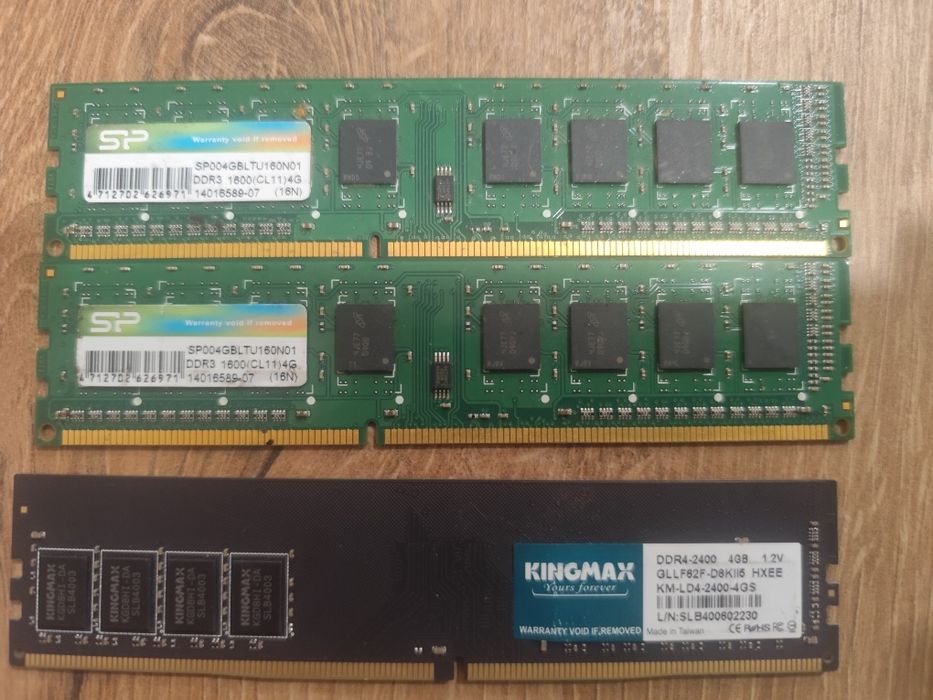 Оперативна память та жосткий диск