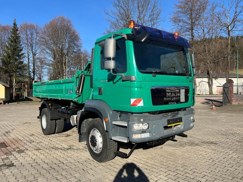 MAN 18.290 TGM wywrotka 3-str. MEILLER, 10 TON, MANUAL, 4x4!  wywrotka 3-str. MEILLER, 10 ton, MANUAL, 4x4