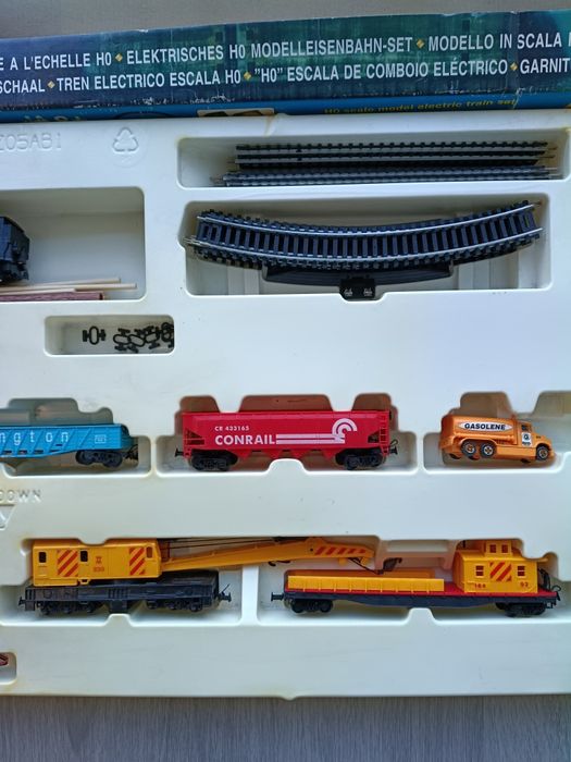 Conjunto Iniciação comboio elétrico Mehano, H0, 1/87