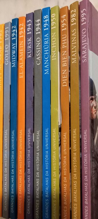 Grandes Batalhas da Historia Universa 16 livros por 15€