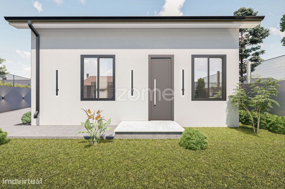 Moradia T2 Individual com Terraço, Garagem e Espaço Exterior