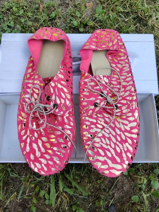 Anniel buty 38 39 nowe różowe złote