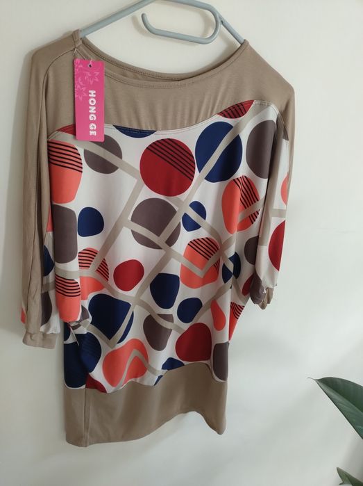 Śliczna bluzka w kółka, groszki