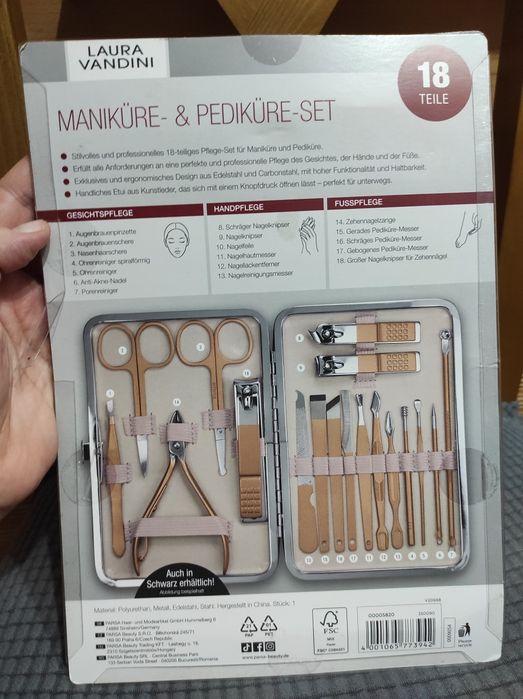 Zestaw do manicure i pedicure marki  Laura Vandini