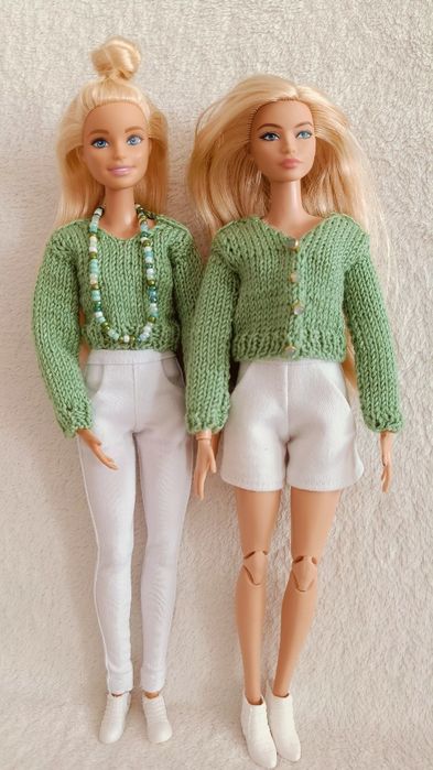 Sweter dla Barbie, ubranko dla Barbie, made to move