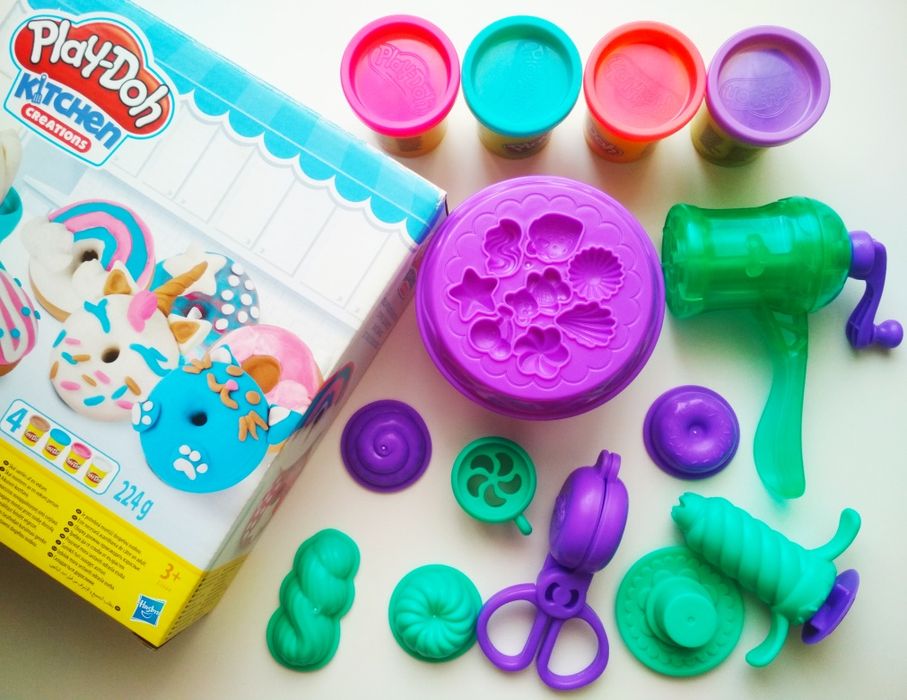 Набір для ліплення Play-Doh Яскраві Пончики  Е3344