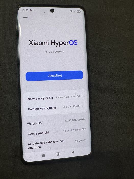 sprzedam telefon redmi note 14 pro 256 gb