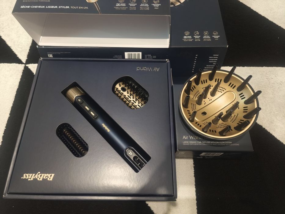 Secador Babyliss Air Wand + Difusor Novo garantia